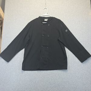 Chef Revival Black Chef Coat Medium Double Breasted Uniform Jacket